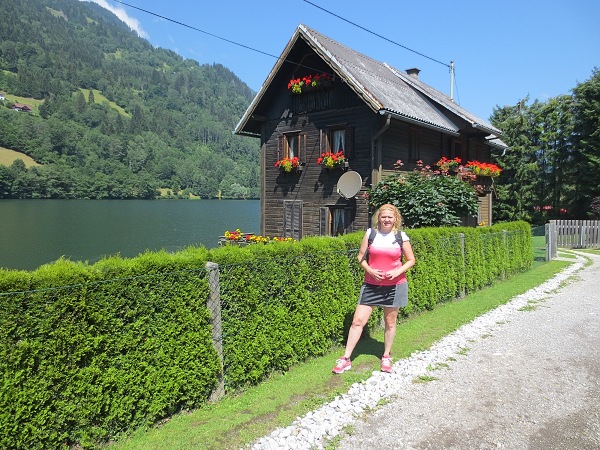 U jezera Afritz am See, nádhera-tůra kolem pěšky