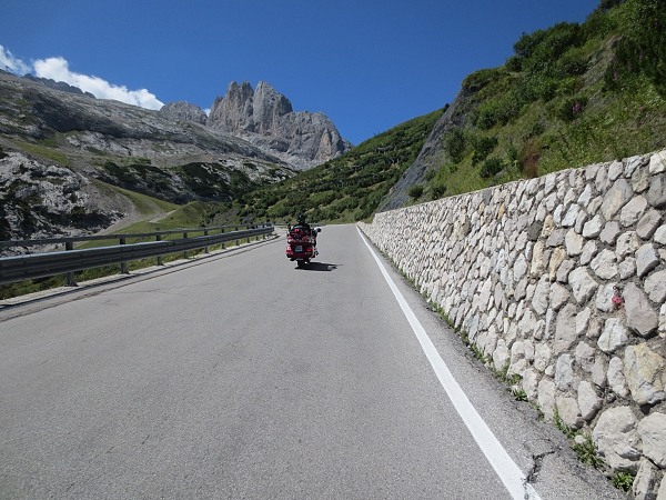 Cesta na Passo Pordoi