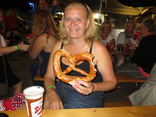 Origo prezel (preclík) na festu v Pongau