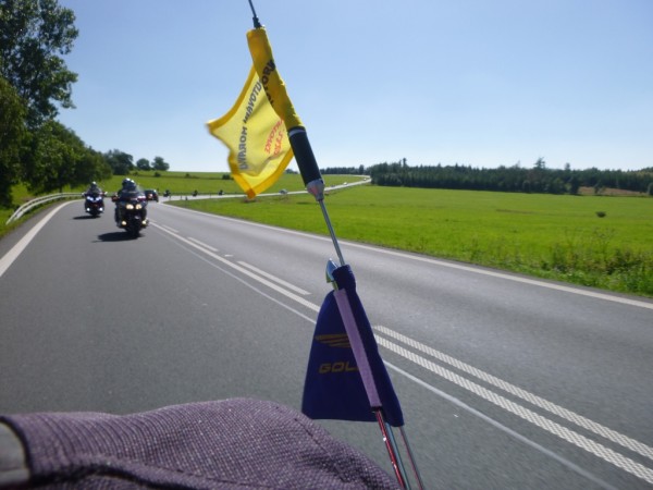 Sobota ráno - před námi krásná vyjížďka...